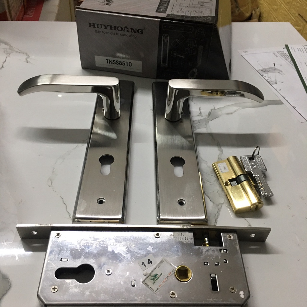 Khóa cửa hợp kim, inox 304 huy hoàng