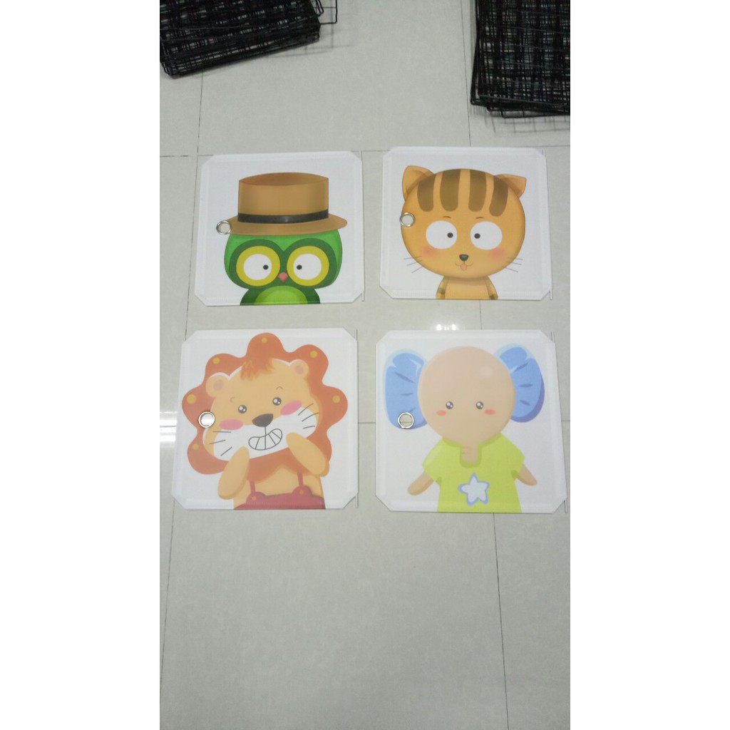 LƯỚI SẮT LẮP CHUỒNG QUÂY CHÓ MÈO - SIZE 35*35CM VÀ 35*45CM - MIẾNG LẺ - KÈM CHỐT