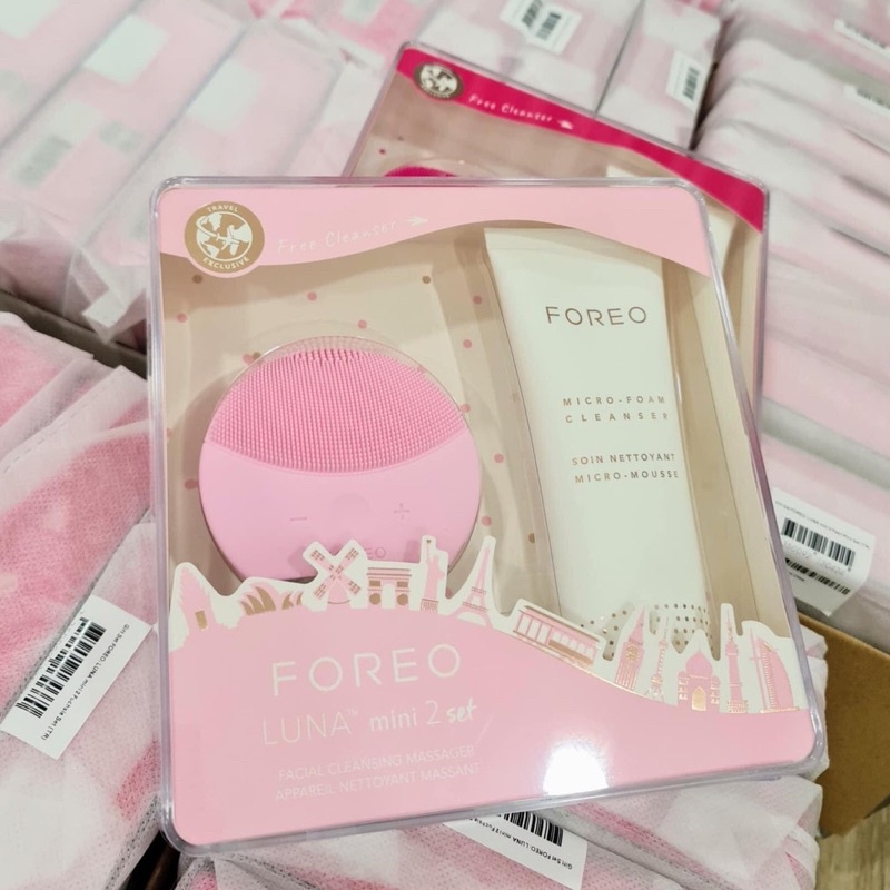 [SALE] MÁY RỬA MẶT FOREO MINI 2 LOLIPOP ĐỎ HỒNG