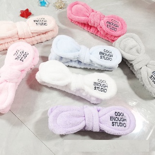 Băng đô rửa mặt nữ, băng đô trang điểm phong cách hàn quốc dễ thương, vải nhung mềm, nhiều màu sắc BD COOL