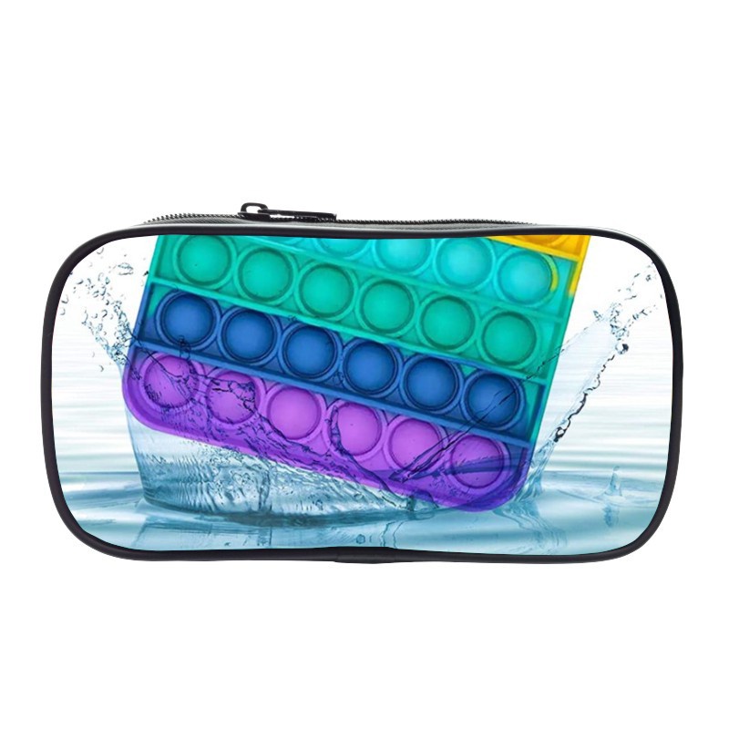 Pop IT Set Túi Đựng Bút Chì Dáng Vuông Dạng Dọc Dành Cho Học Sinh