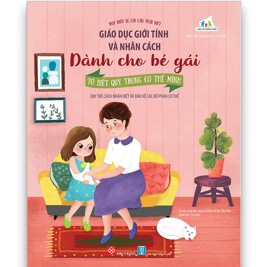 Sách-Set Giáo dục giới tính và nhân cách dành cho bé gái (6 tập) - Đinh Tị Books