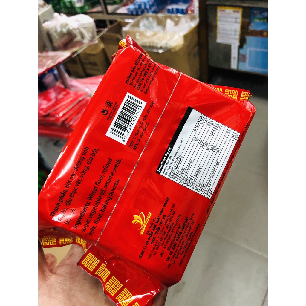 Bánh Quy Đại Phát Lộc Tây Đô Gói 180g