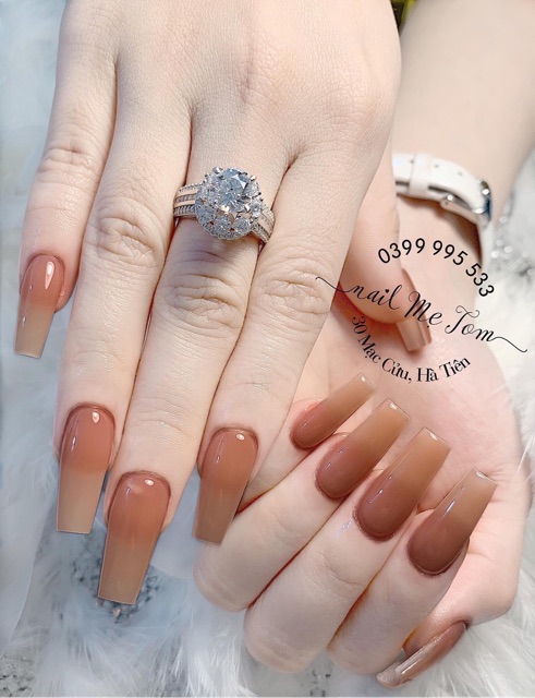 Sơn gel hot thạch cam đất - phụ kiện nail