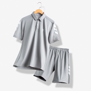 Bộ Thể Thao Nam Cổ Polo Chất Liệu Cotton Spandex Form Thể Thao Năng Động - ROUGH