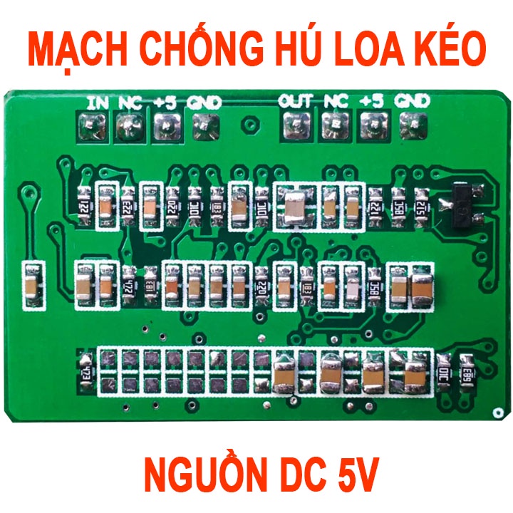 Mạch Chống Hú Loa Kéo XTR Mẫu Mới Nhất, Chống Hú Tốt, Nguồn 5V Dễ Sử Dụng