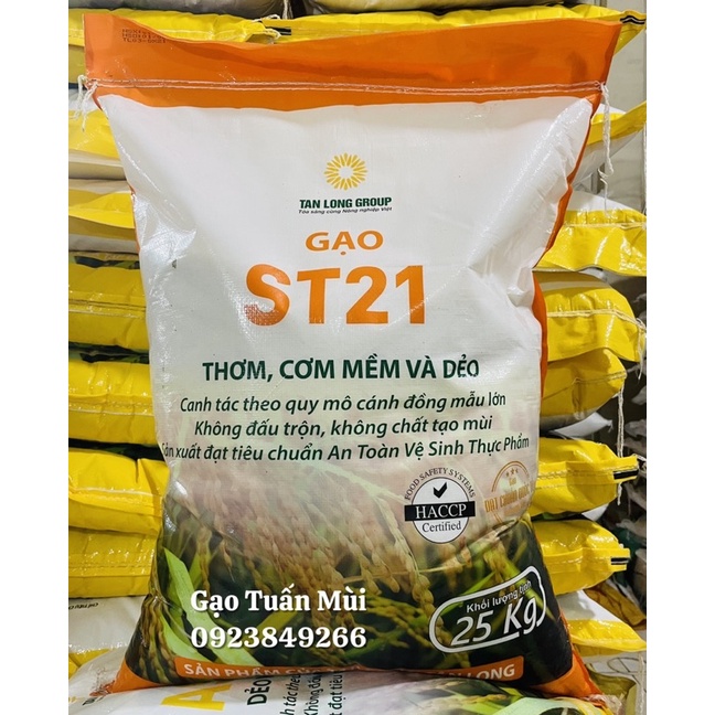 Gạo ST21 Sản Phẩm Của Công Ty AAN (Bao 25ký)
