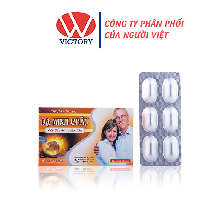 Viên Tiểu Đêm Dạ Minh Châu - Giúp Giảm Tiêu Đêm - Hộp 12 Viên - Victory Pharmacy
