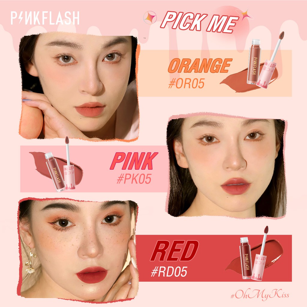 Son kem lì Pinkflash dưỡng ẩm lâu trôi cao cấp 30g | BigBuy360 - bigbuy360.vn