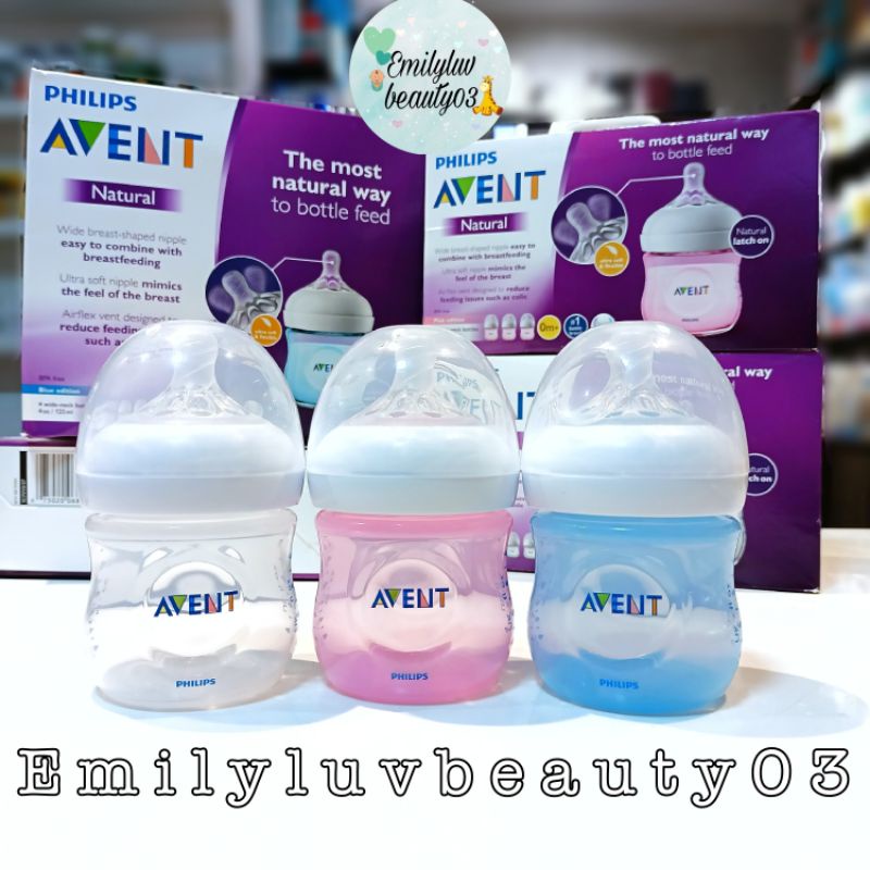 Bình sữa Avent Natural Mỹ 125ml [Mẫu mới]