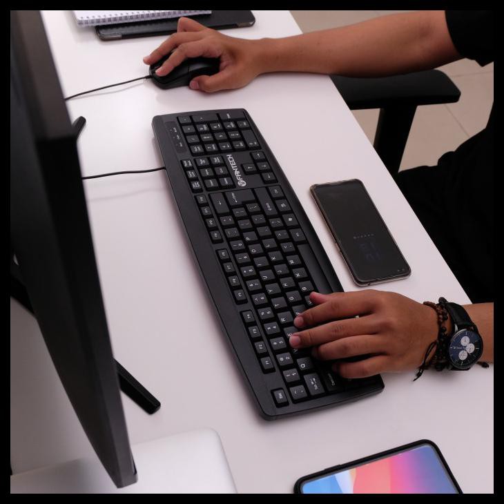 Chuột Và Bàn Phím Fantech Km100 Akl183 | BigBuy360 - bigbuy360.vn