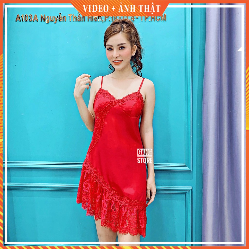 Váy ngủ nữ tính Dưa Gang Store SDN01 3 màu chính hãng | BigBuy360 - bigbuy360.vn