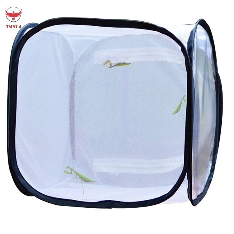 Lồng Lưới Trồng Cây/ Côn Trùng Có Khóa Kéo Siêu Bền Di Động Tiện Dụng