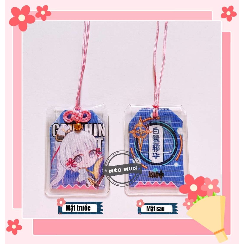 Túi may mắn Omamori nhân vật Ayaka Genshin Impact B1
