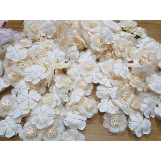HOA VẢI TRANG TRÍ 5cm - Sét 10 cái