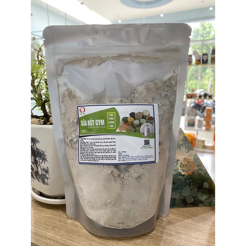 Bột Gym - Bột Ngũ cốc 500g (Đậu đỏ, đen, xanh, hạt sen, mè vàng)
