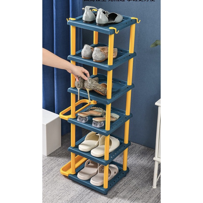 Giá để giày dép đa năng, tiết kiệm diện tích, có ngăn để ô đi mưa hứng nước gọn gàng, sạch sẽ, tiện lợi