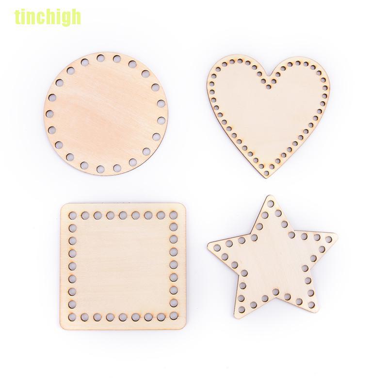 Túi Xách Len Đế Gỗ Thiết Kế Đơn Giản Xinh Xắn Cho Nữ