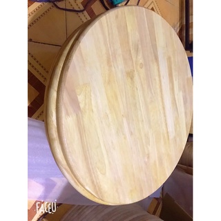Mặt Bàn Tròn Gỗ Cao Su (dk 60) được bo cạnh bo gốc