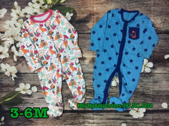 Combo 3c Body liền tất 3-24m (tuỳ size tuỳ mẫu)