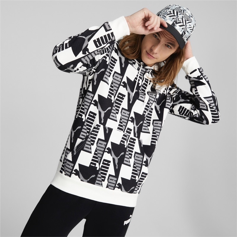 Áo hoodie nỉ bông Puma