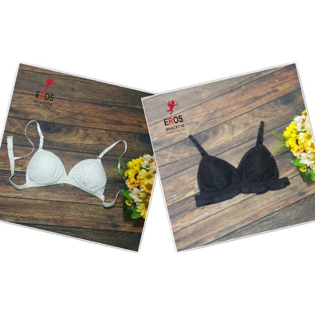 Combo 2 áo lót bralette màu trắng đen