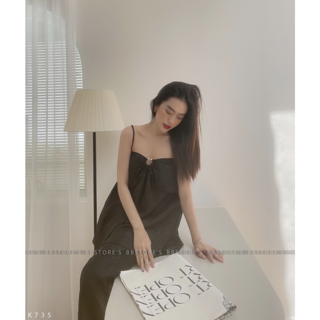 [BBSTORE'S] Set Áo Hai Dây + Quần Suông - K735