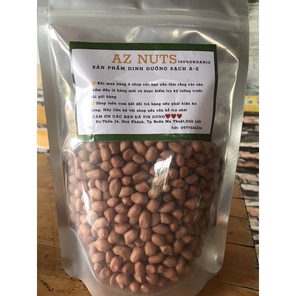 500g Hạt đậu phộng/hạt lạc giống thuần Đăk lăk