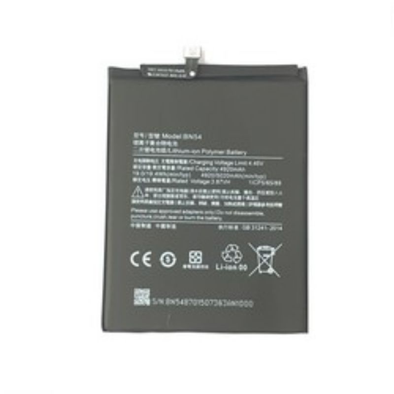 pin Redmi Note 9 (6.53 inch), Redmi 10X 4G (BN54) 4920mAh bảo hành 6 tháng.