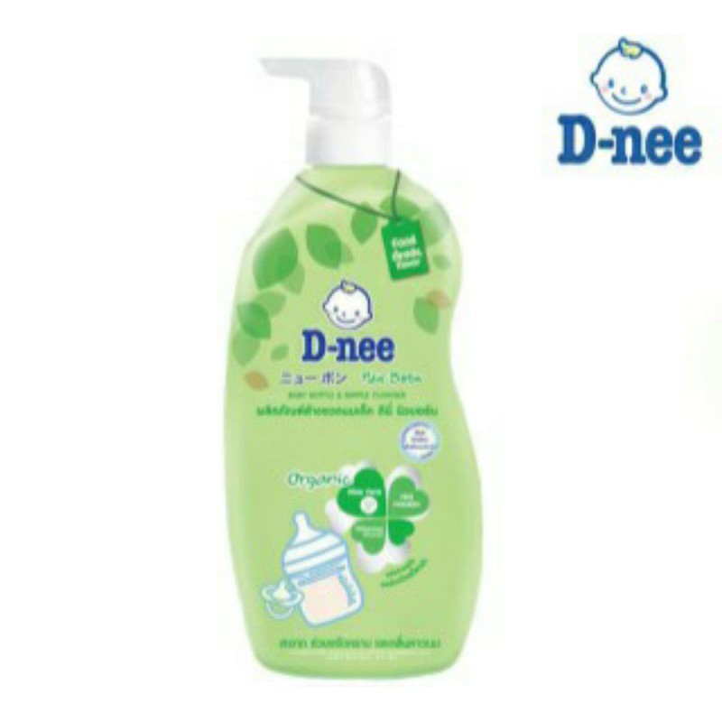 (MẪU MỚI NHẤT) Nước Rửa Bình Sữa Organic Dnee Dạng Chai 620ml CHUẨN HÀNG THÁI