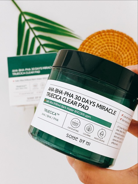 Tẩy Da Chết Some By Mi AHA BHA PHA 30Days Miracle True Cica Clear Pad