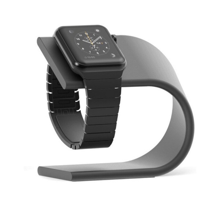 Giá Đỡ Apple Watch Kiêm Dock Đặt Sạc Đồng Hồ Thông Minh Hợp Kim Nhôm Để Bàn Chắc Chắn Đa Năng VINBOX N09