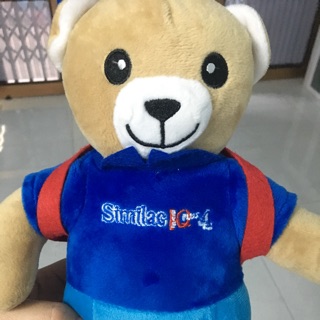 Gấu bông tặng hoa tai bạc