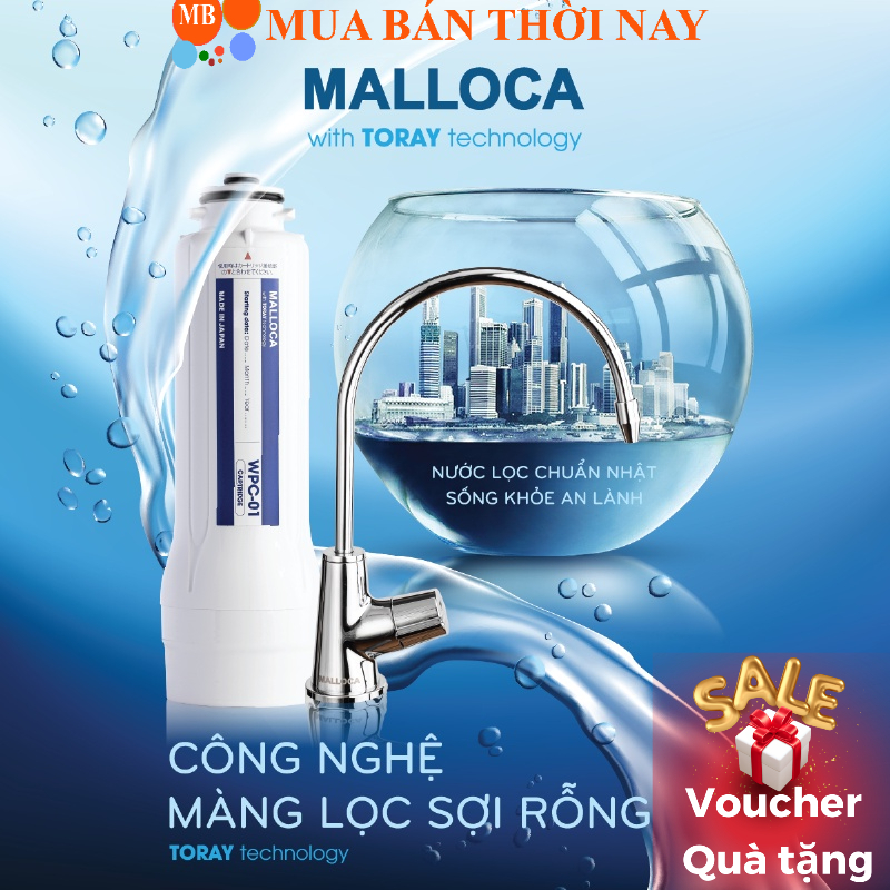 Bộ lọc nước Malloca MPC 5KCB, Máy lọc nước Malloca