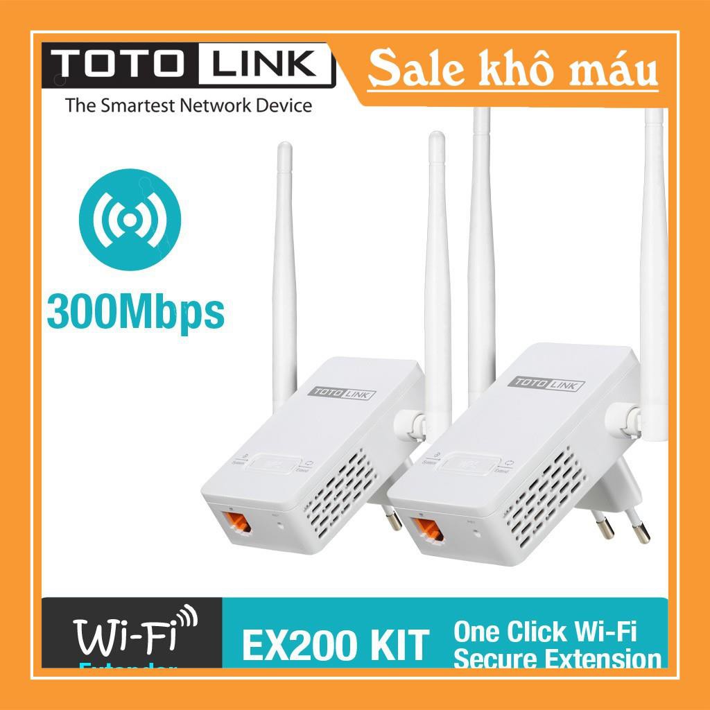 [FreeShip] Kích wifi Totolink EX200 - Màu trắng - Chính hãng - Bảo hành 36 tháng [Ảnh Thật]