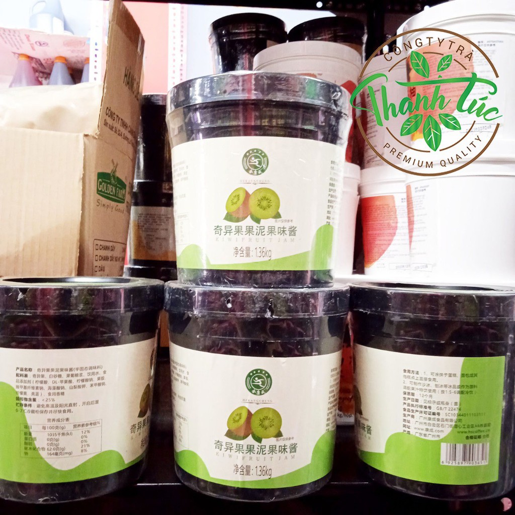 Mứt Hekhang Người Xanh Kiwi Hủ 1kg3