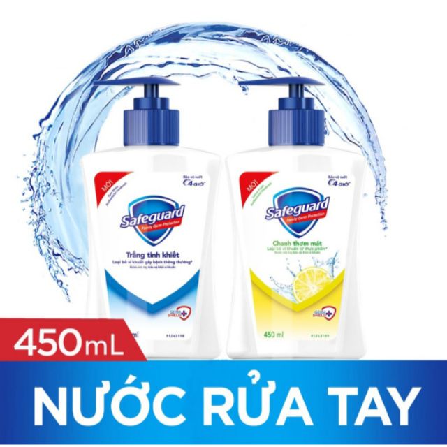 Nước rửa tay Safeguard 450ml