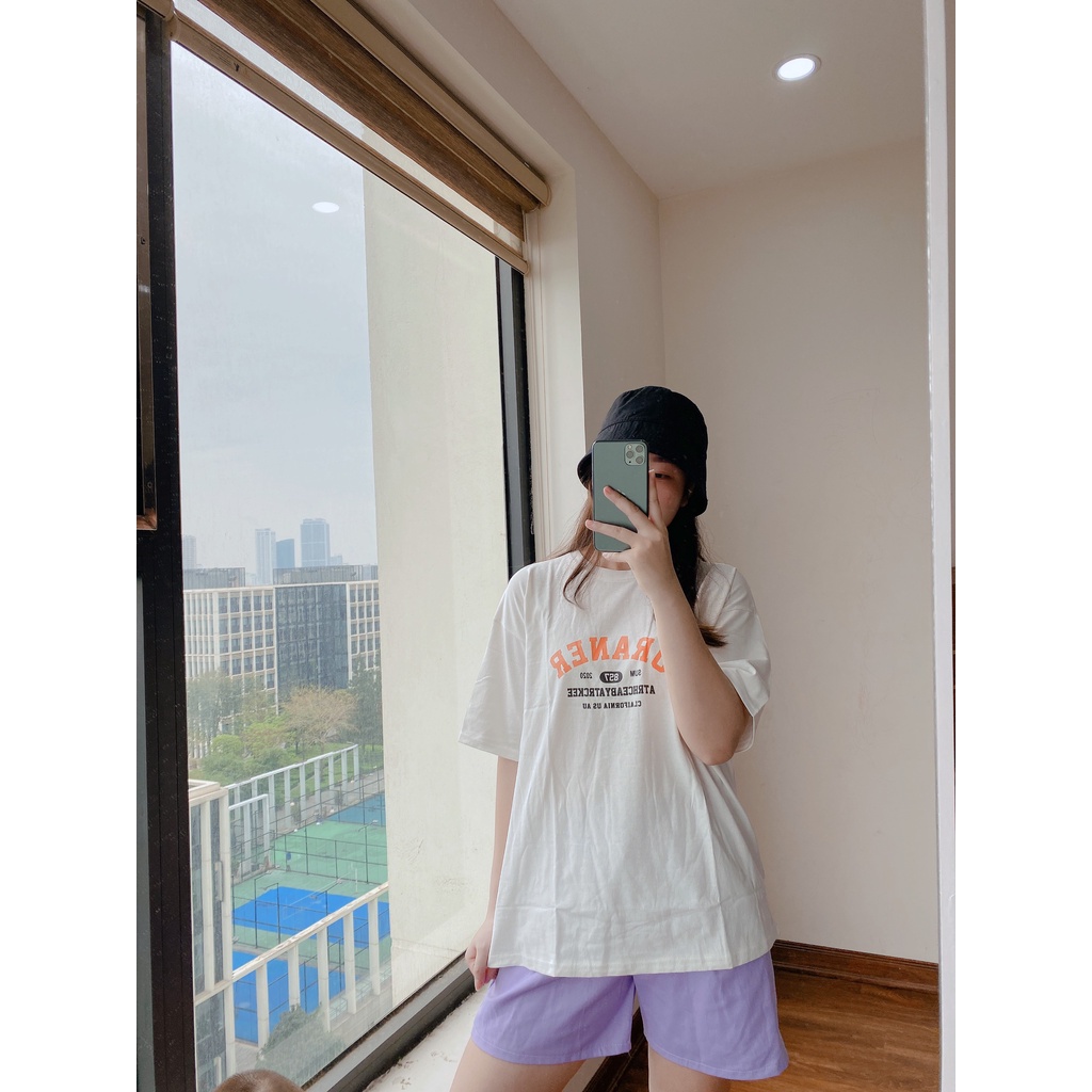 Áo Thun 3158 Uraner PEONYB Nữ [FREESHIP]  Phông form rộng tay lỡ dáng suông phong cách vintage hàn quốc Ulzzang