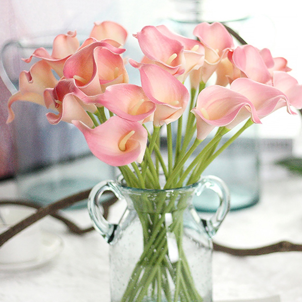 Hoa giả Calla Lily dùng trang trí nhà/tiệc cưới