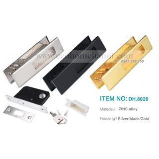 Tay nắm âm kết hợp khóa cửa lùa CH.8020