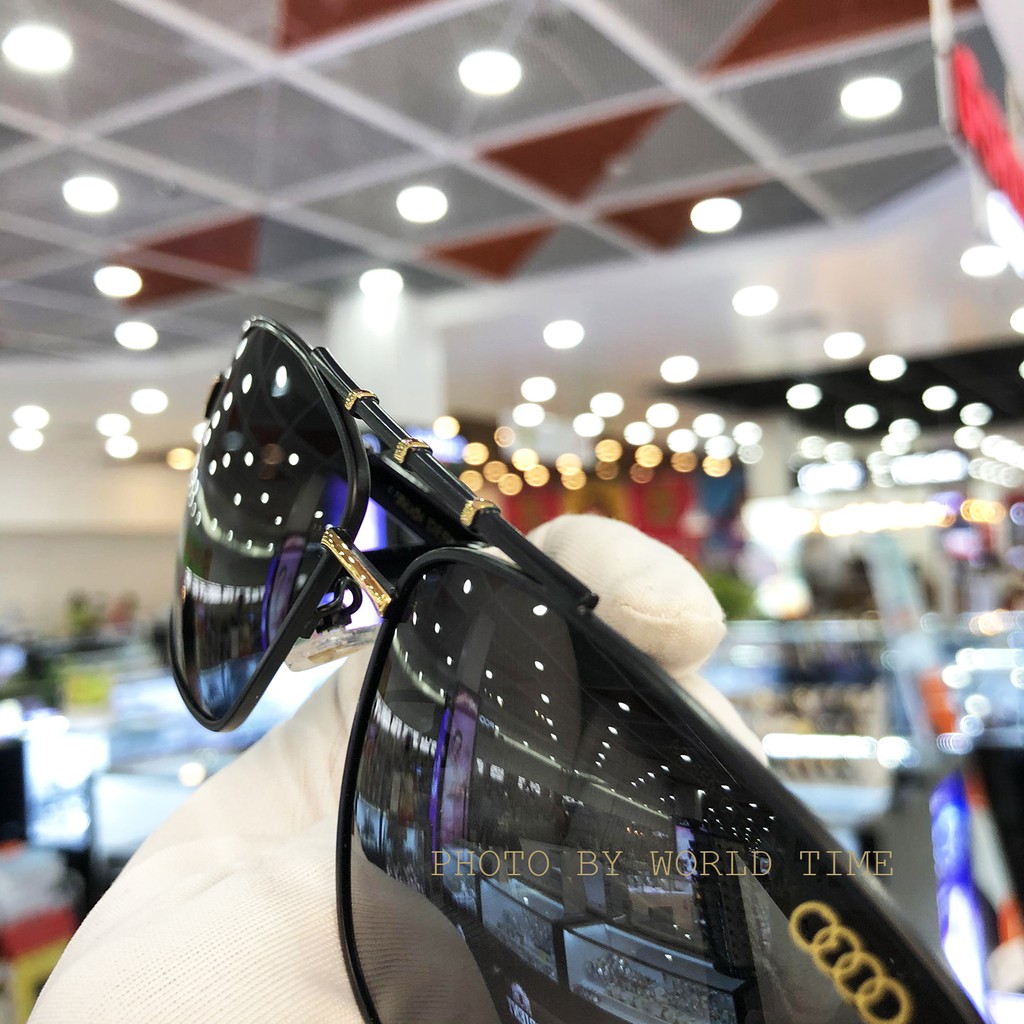 Kính mát nam AUDI A002 Đen Vàng  tròng Polazied, chống lóa,Full box ,thời trang cao cấp bảo hành 12 Tháng | BigBuy360 - bigbuy360.vn