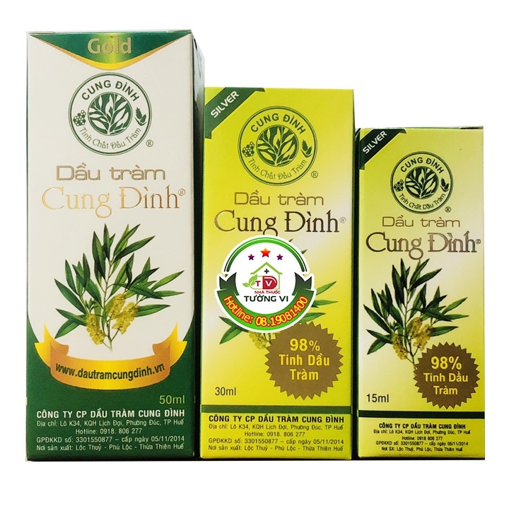 Dầu tràm Cung Đình 15ml 30ml 50ml