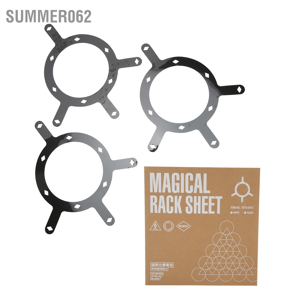 [Hàng Sẵn] 6 cái Billiard Pendulum Sticker Giấy phim Kick Off để đặt 9/10 quả bóng【Summer062】