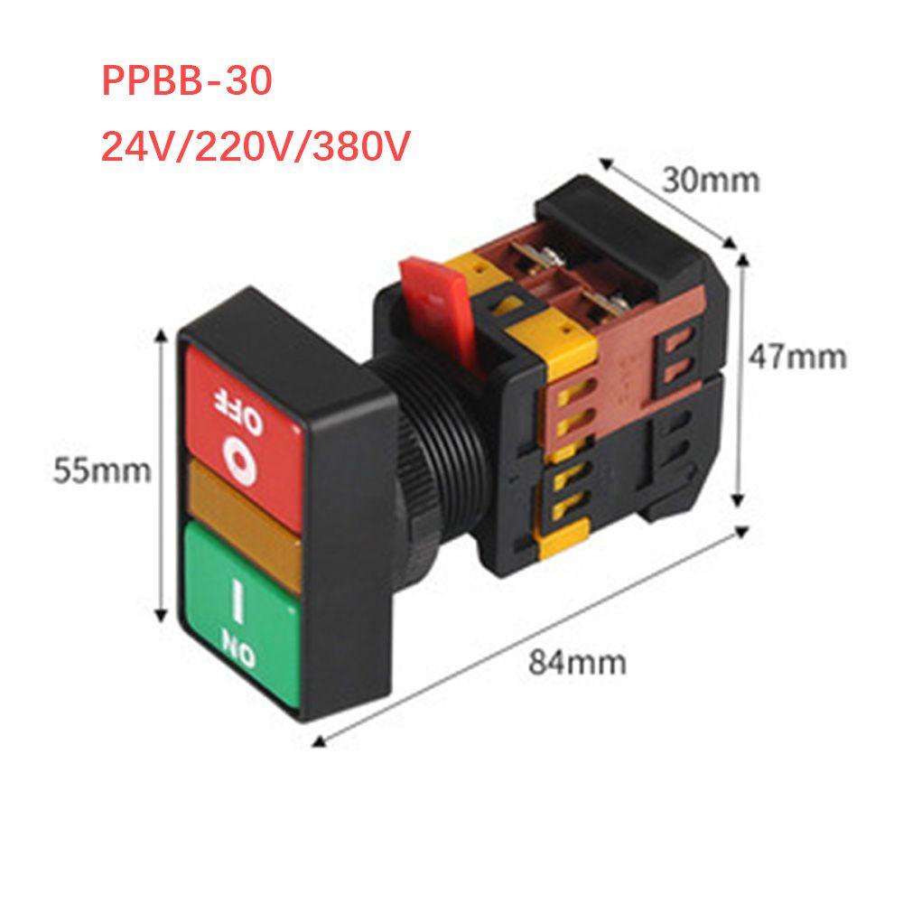 Công Tắc Nhấn ON / OFF Tự Đóng PPBB-30