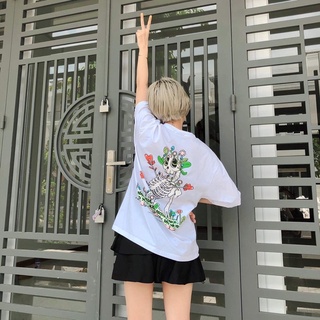 Áo Thun Unisex LYTD Fall In Love Oversize Trắng/Đen