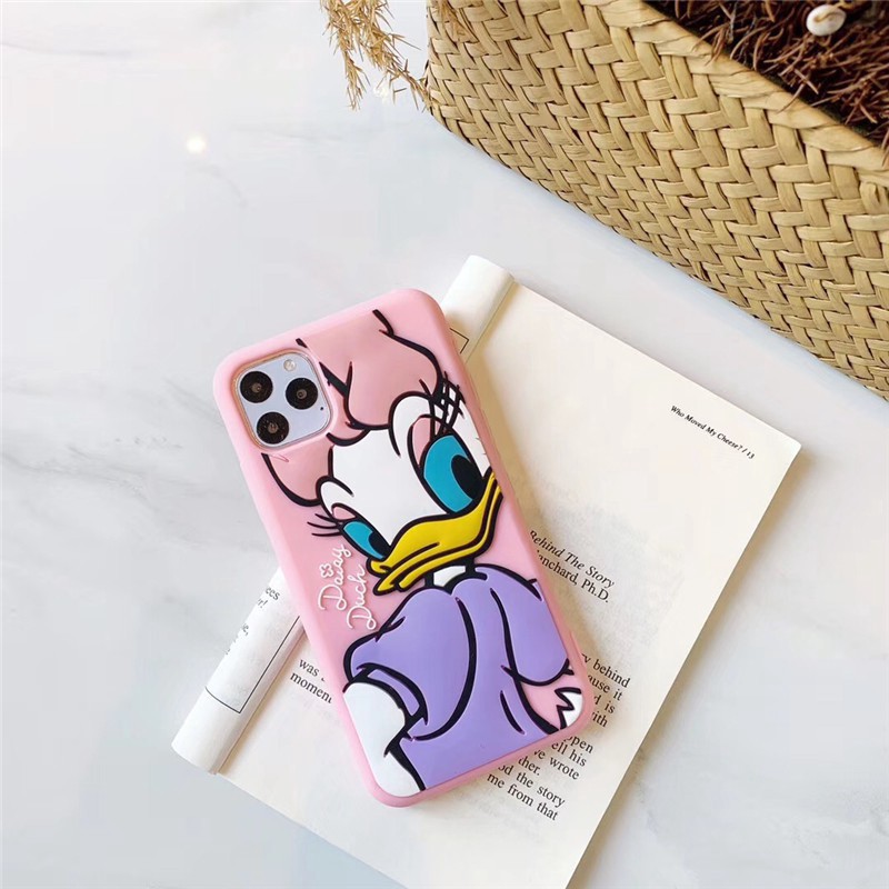 Ốp điện thoại silicon họa tiết Donald /Minnie/Daisy 3D dành cho iPhone 12 PRO MAX 11 Pro MAX X XS MAX XR 6 6s 7 8 Plus | BigBuy360 - bigbuy360.vn