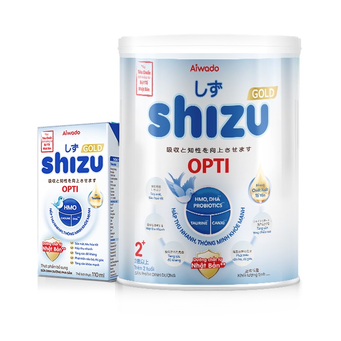 Sữa bột Aiwado SHIZU OPTI GOLD 350g 0+ SỮA MÁT GIÚP TRẺ HẤP THU NHANH