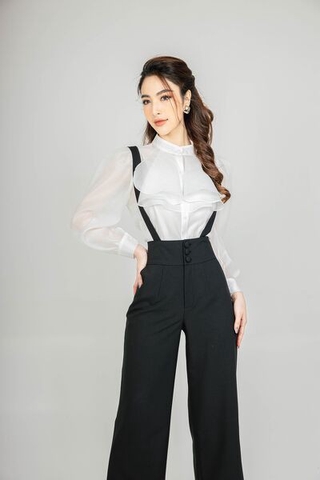 Quần yếm dây ống suông
