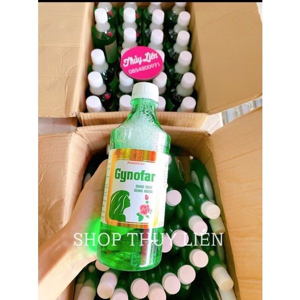 Dung dịch vệ sinh phụ nữ gynofar  500ml