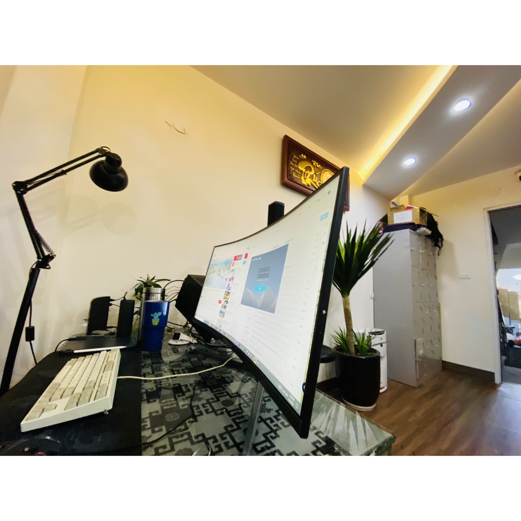 Màn Hình cong 35 inch hiệu TITAN ARMY 2k 21:9 siêu rộng đẹp 200hz | BigBuy360 - bigbuy360.vn